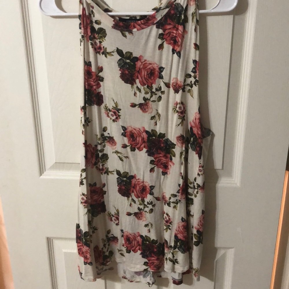 Floral Casual Tank Top